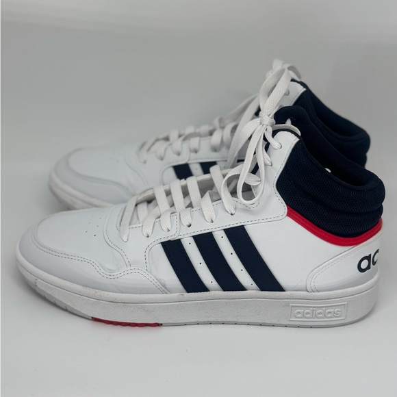 Adidas Hoops 3.0 Mid Men's Basketball Sneakers Size 9.5 - Picture 3 of 6